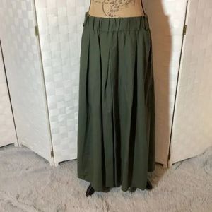 Vintage army green full skirt cosplay handmaids tale size 13/14